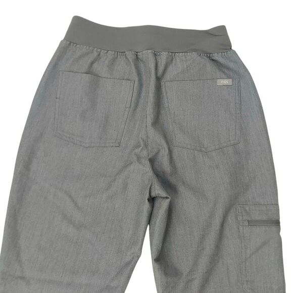 Figs Zamora Jogger Scrub Pants Womens XS Gray Technical Comfortable Uniform Work - Picture 5 of 12